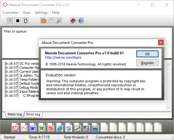 Neevia Document Converter скачать бесплатно